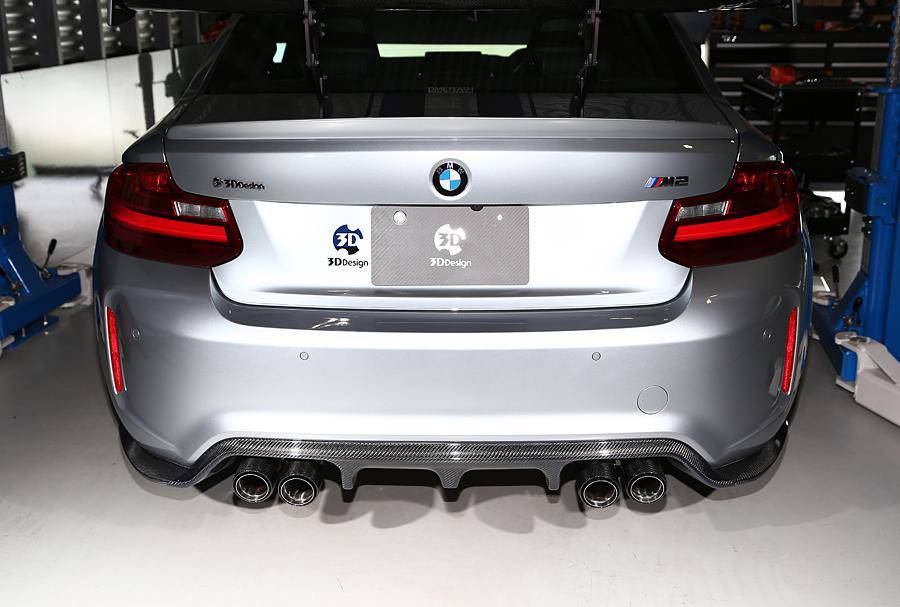 3DDesign Carbon Fibre Exhaust Tips for BMW M2, M3 & M4 (2014-2021, F87 F80 F82) - Image 3
