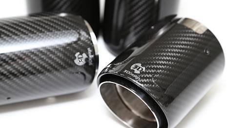 3DDesign Carbon Fibre Exhaust Tips for BMW M2, M3 & M4 (2014-2021, F87 F80 F82) - Image 4