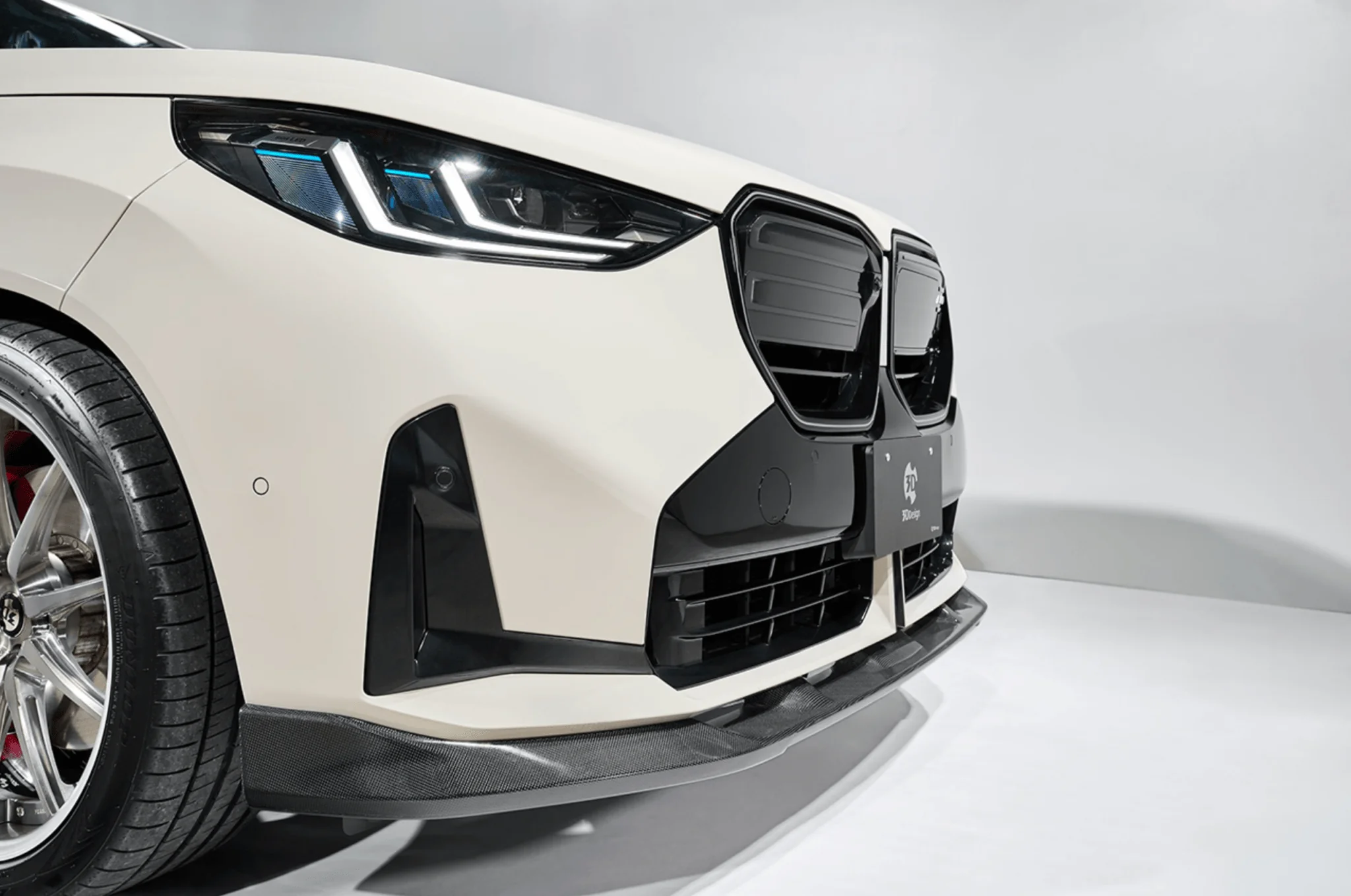 BMW X3 G45 Carbon Fibre Front Lip Spoiler by 3D Design (2024+) - Image 3