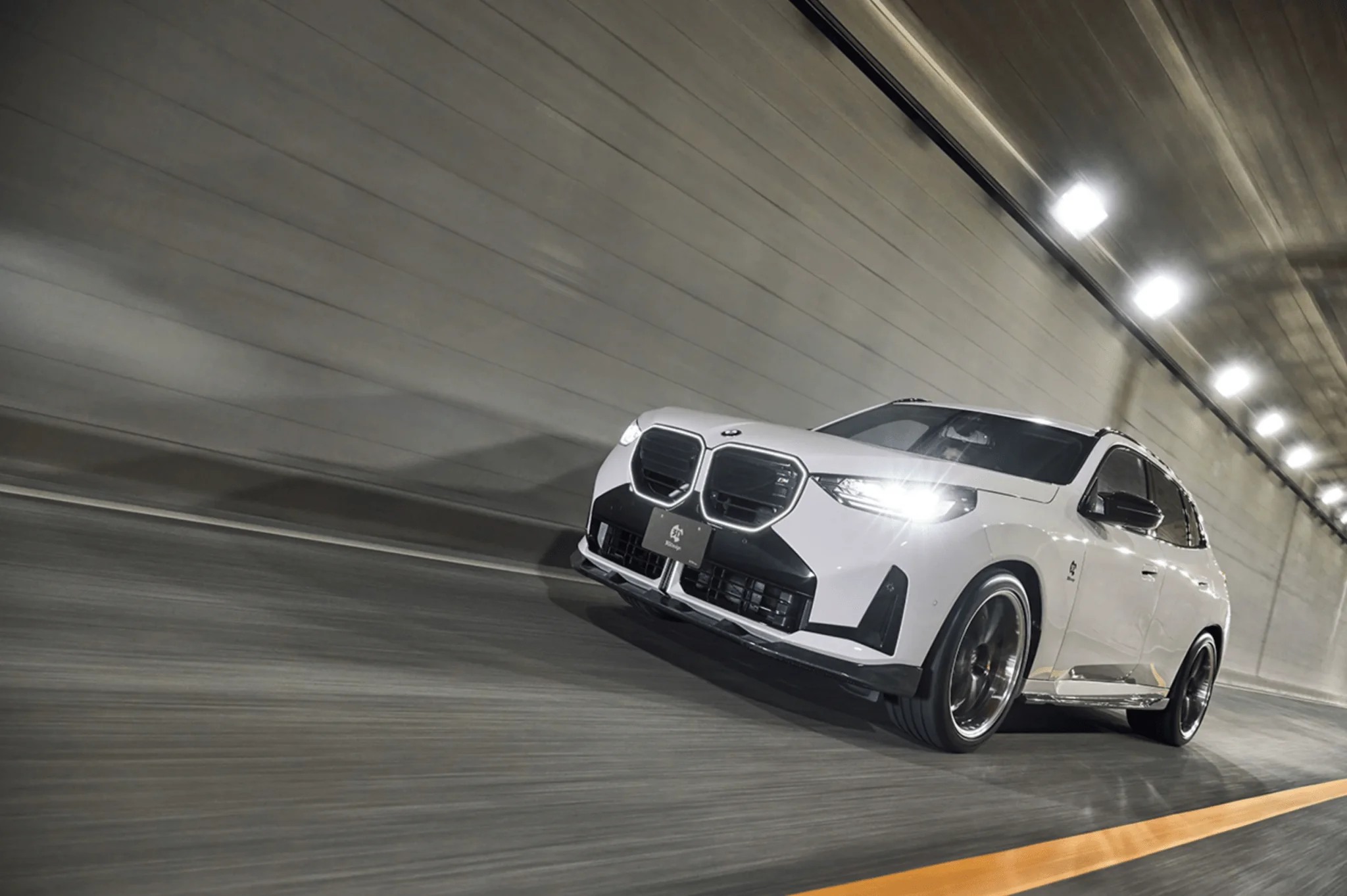 BMW X3 G45 Carbon Fibre Front Lip Spoiler by 3D Design (2024+) - Image 4