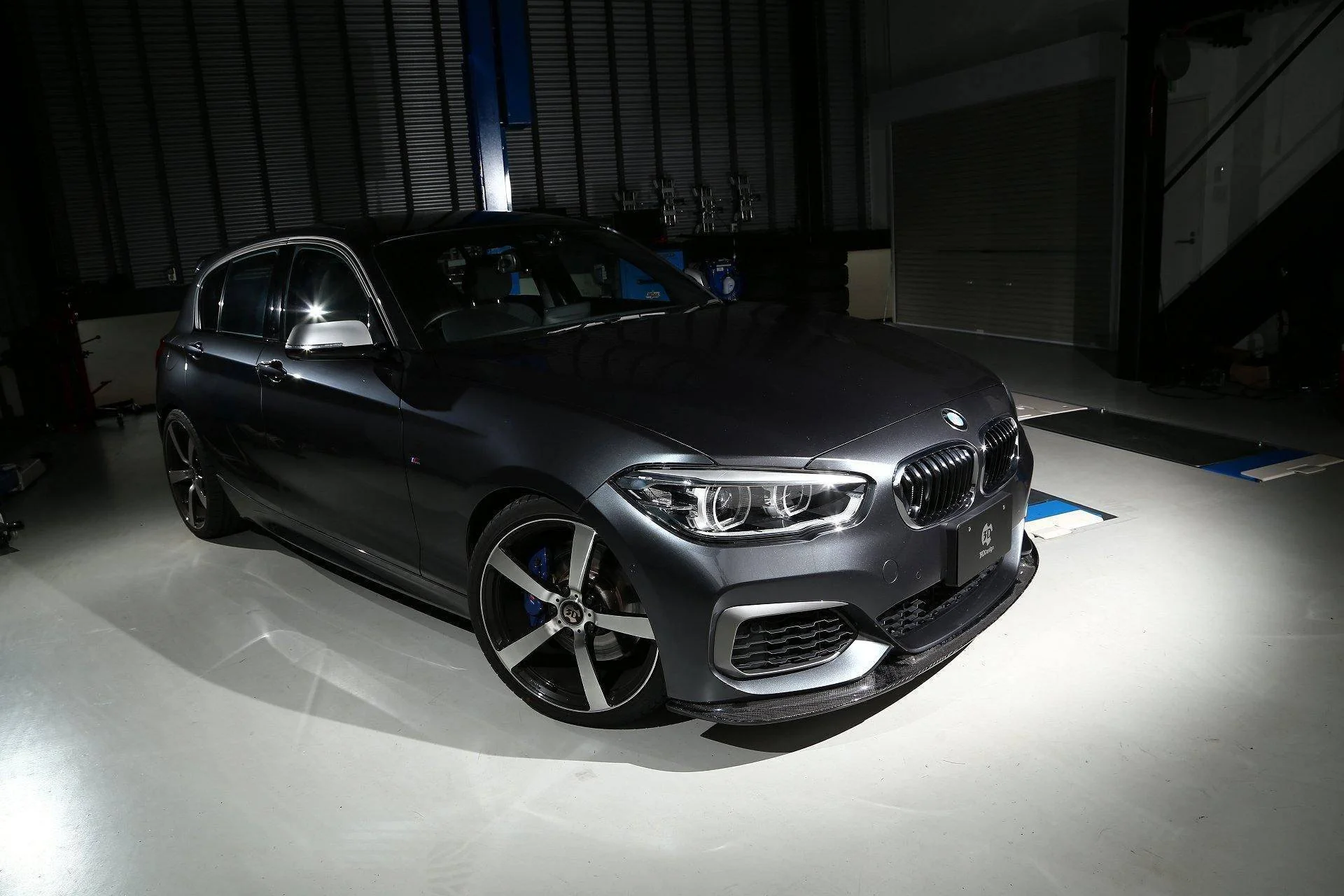 3DDesign Carbon Fibre Front Splitter for BMW 1 Series LCI (2015-2019, F20) - Image 5