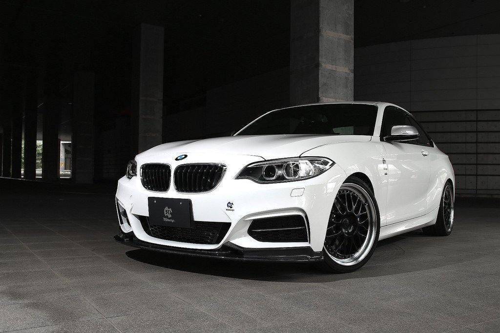 3DDesign Carbon Fibre Front Splitter for BMW 2 Series (2014-2020, F22 F23) - Image 5