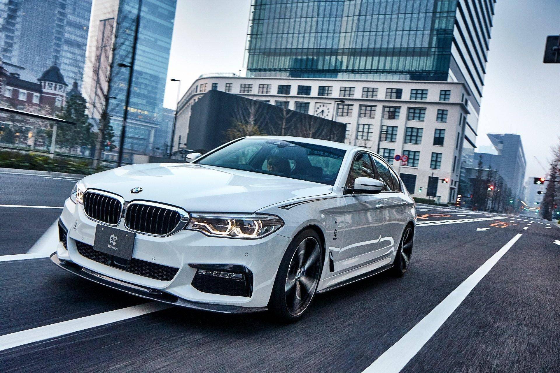 3DDesign Carbon Fibre Front Splitter for BMW 5 Series M Sport (2017-2019, G30 G31) - Image 10