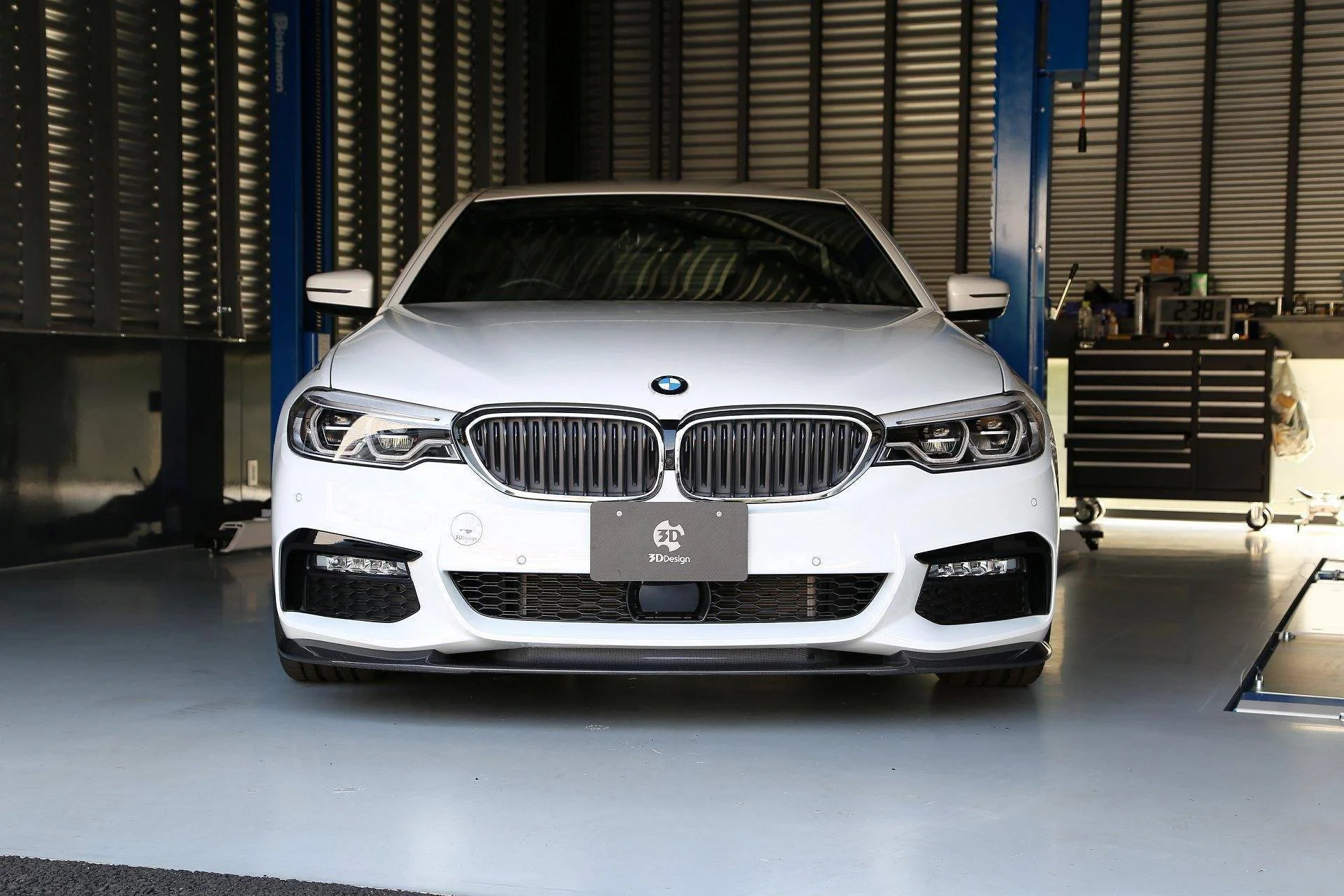 3DDesign Carbon Fibre Front Splitter for BMW 5 Series M Sport (2017-2019, G30 G31) - Image 3