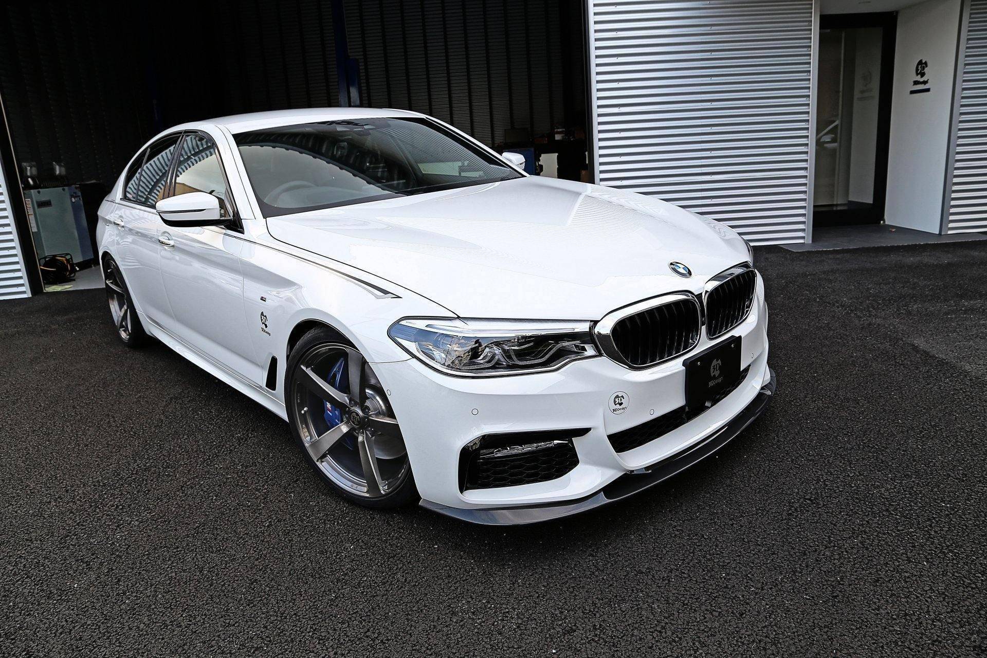 3DDesign Carbon Fibre Front Splitter for BMW 5 Series M Sport (2017-2019, G30 G31) - Image 7