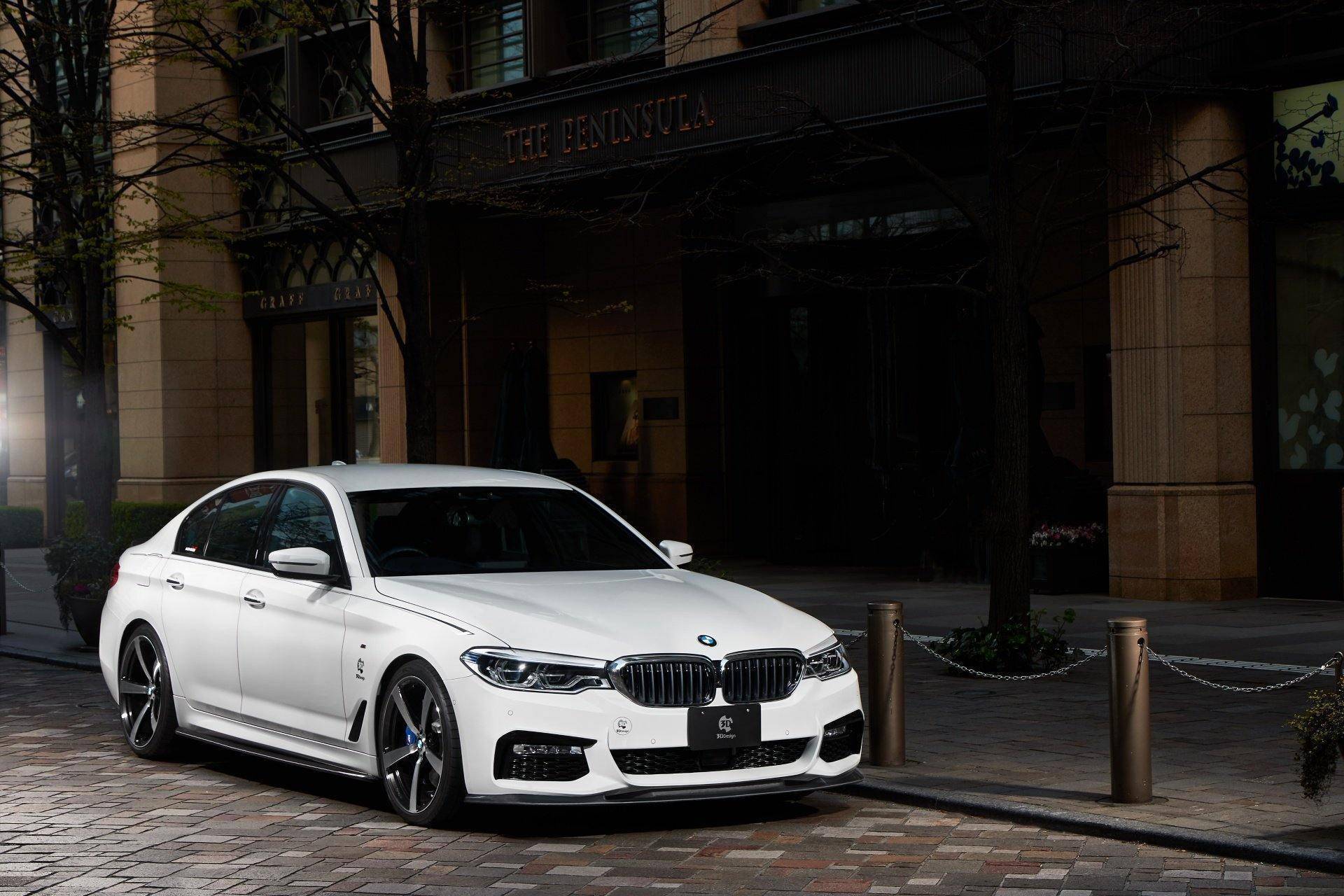 3DDesign Carbon Fibre Front Splitter for BMW 5 Series M Sport (2017-2019, G30 G31) - Image 8