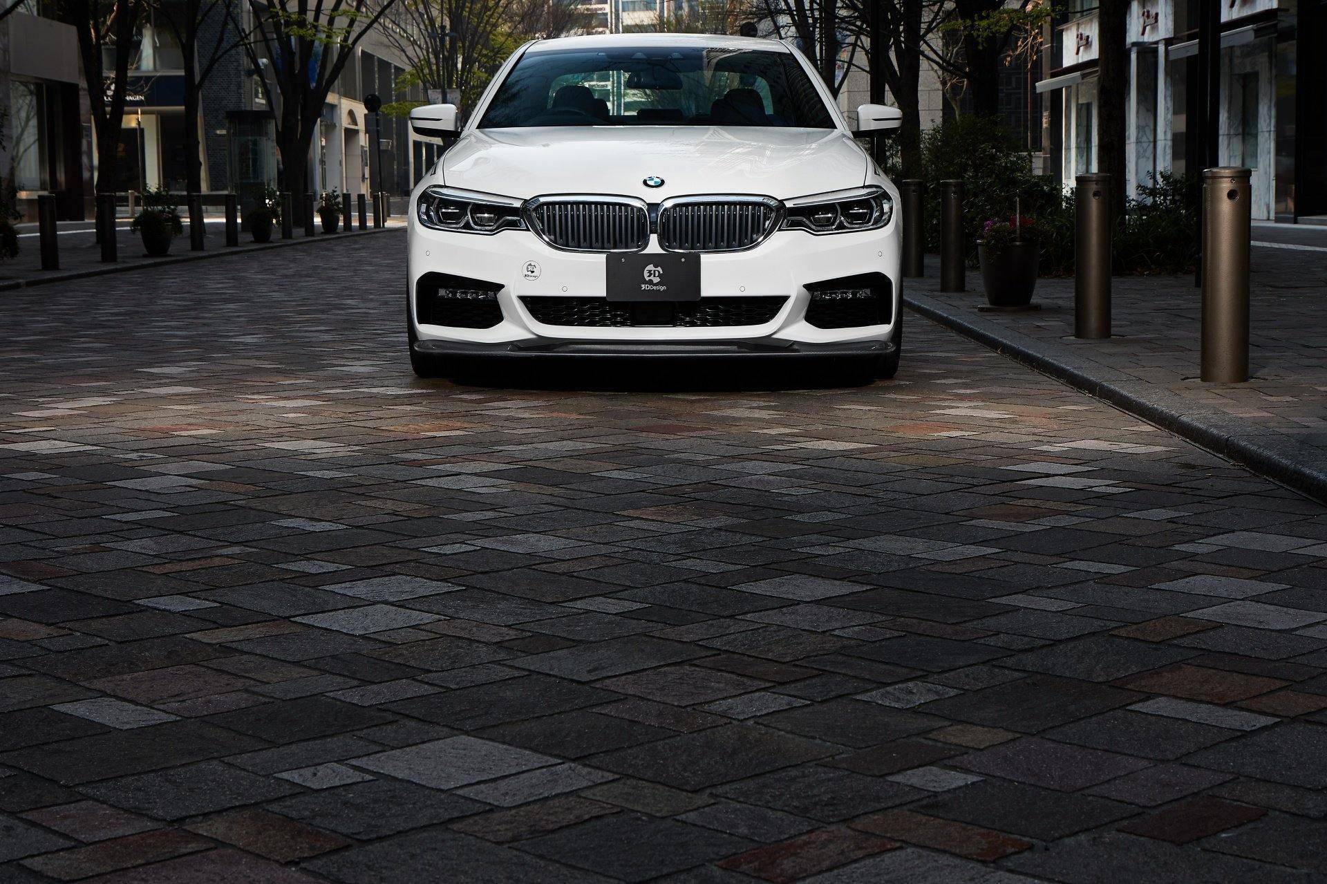 3DDesign Carbon Fibre Front Splitter for BMW 5 Series M Sport (2017-2019, G30 G31) - Image 9