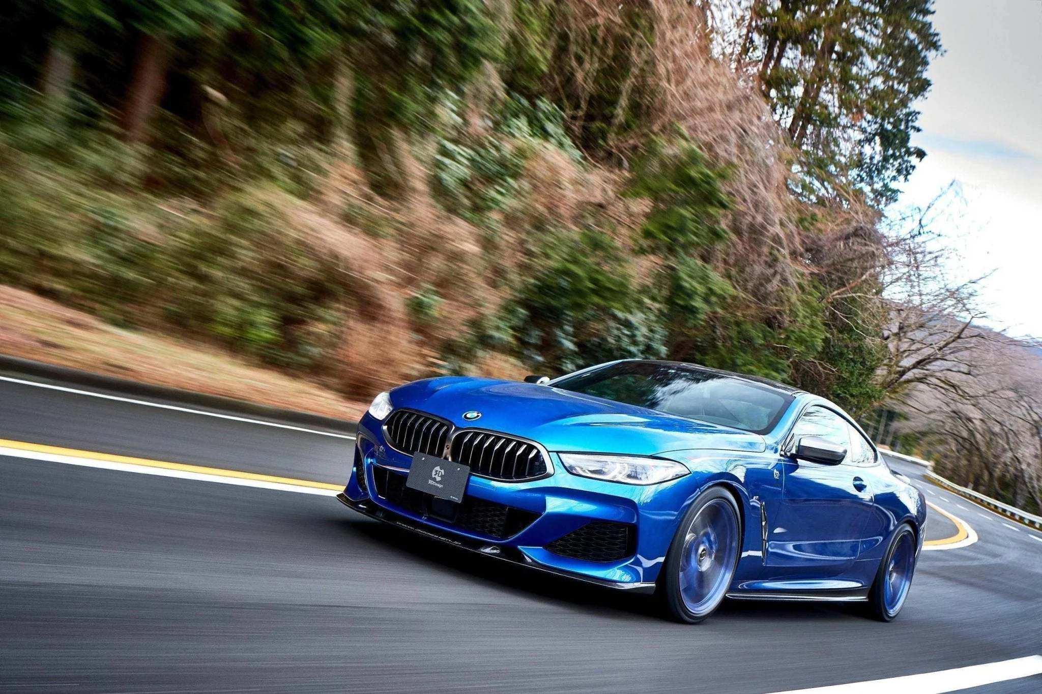 3DDesign Carbon Fibre Front Splitter for BMW 8 Series (2019+, G14 G15 G16) - Image 13