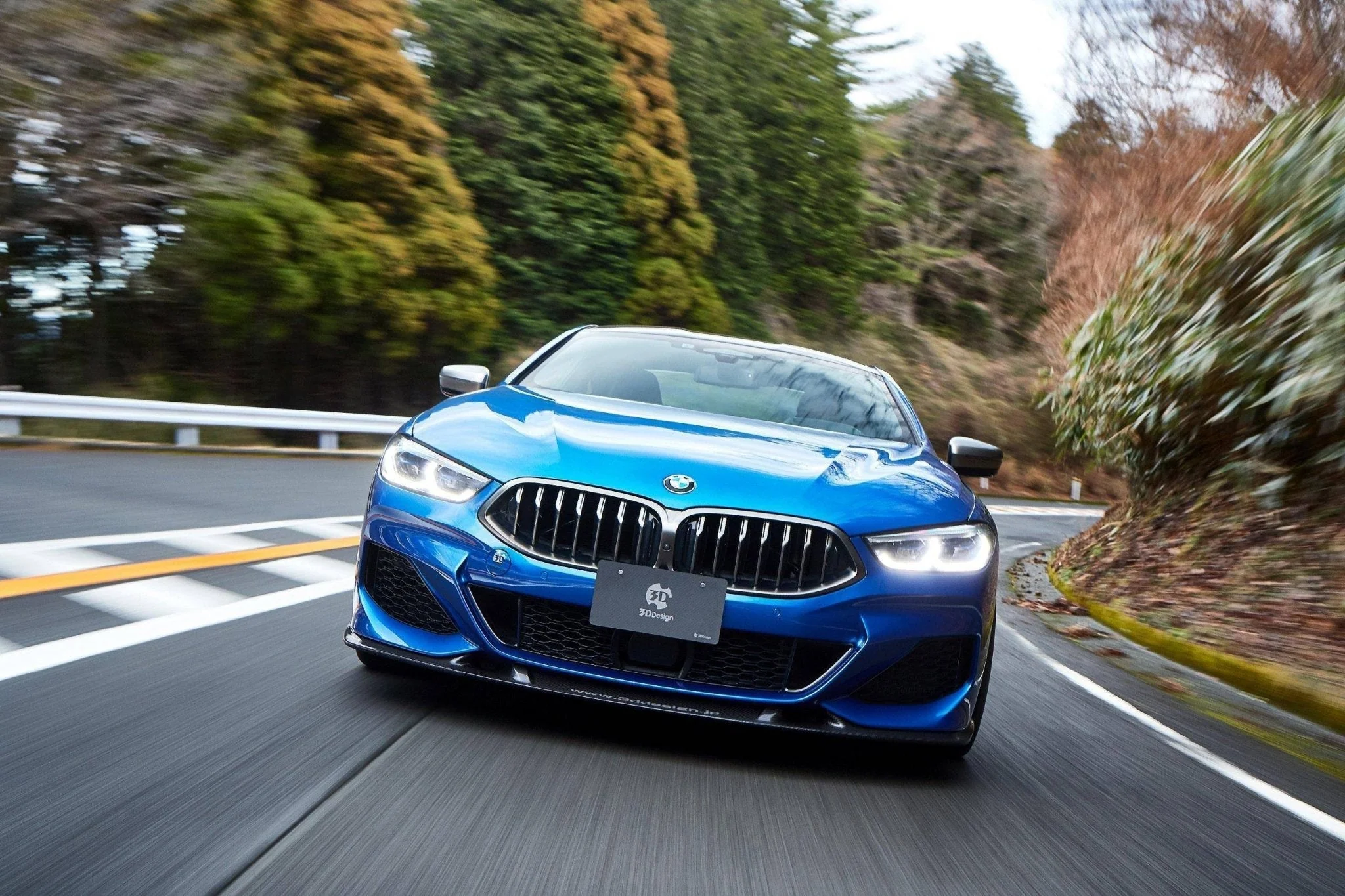 3DDesign Carbon Fibre Front Splitter for BMW 8 Series (2019+, G14 G15 G16) - Image 7