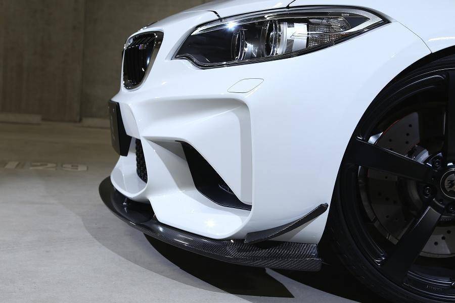 3DDesign Carbon Fibre Front Splitter for BMW M2 (2015-2018, F87) - Image 6