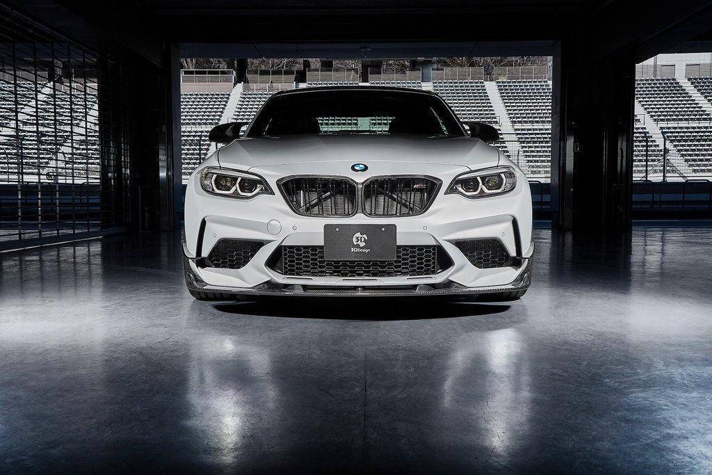 3DDesign Carbon Fibre Front Splitter for BMW M2 Competition (2018-2021, F87) - Image 3