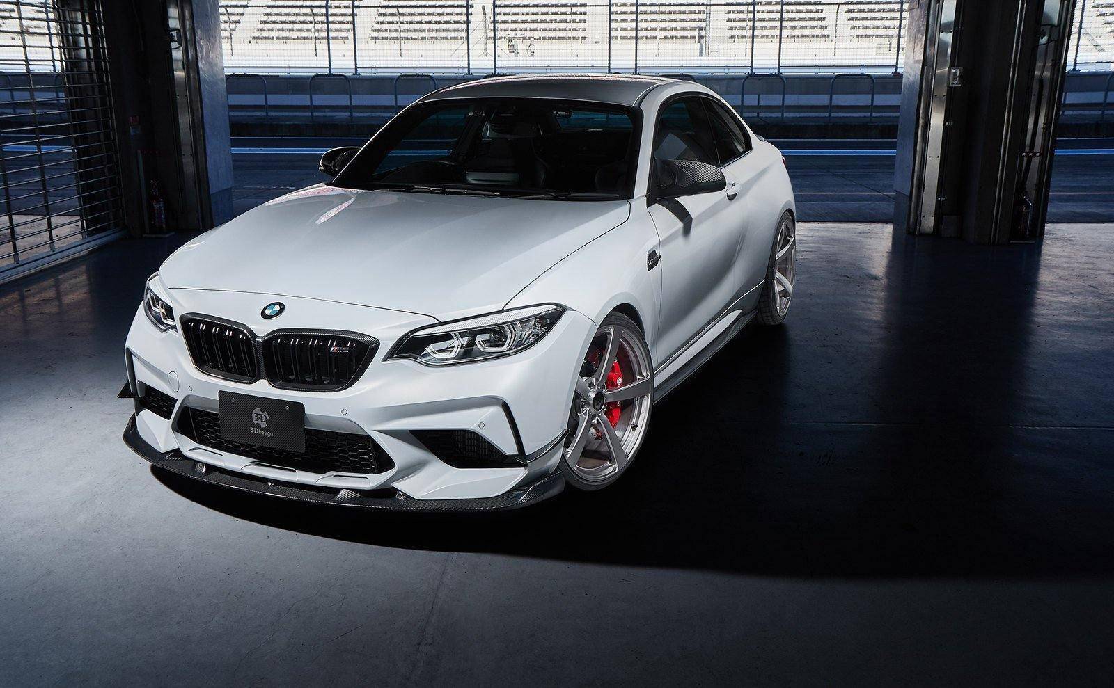 3DDesign Carbon Fibre Front Splitter for BMW M2 Competition (2018-2021, F87) - Image 4