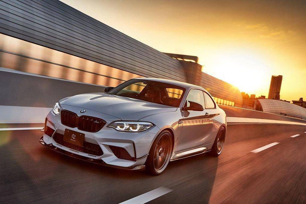 3DDesign Carbon Fibre Front Splitter for BMW M2 Competition (2018-2021, F87) - Image 5