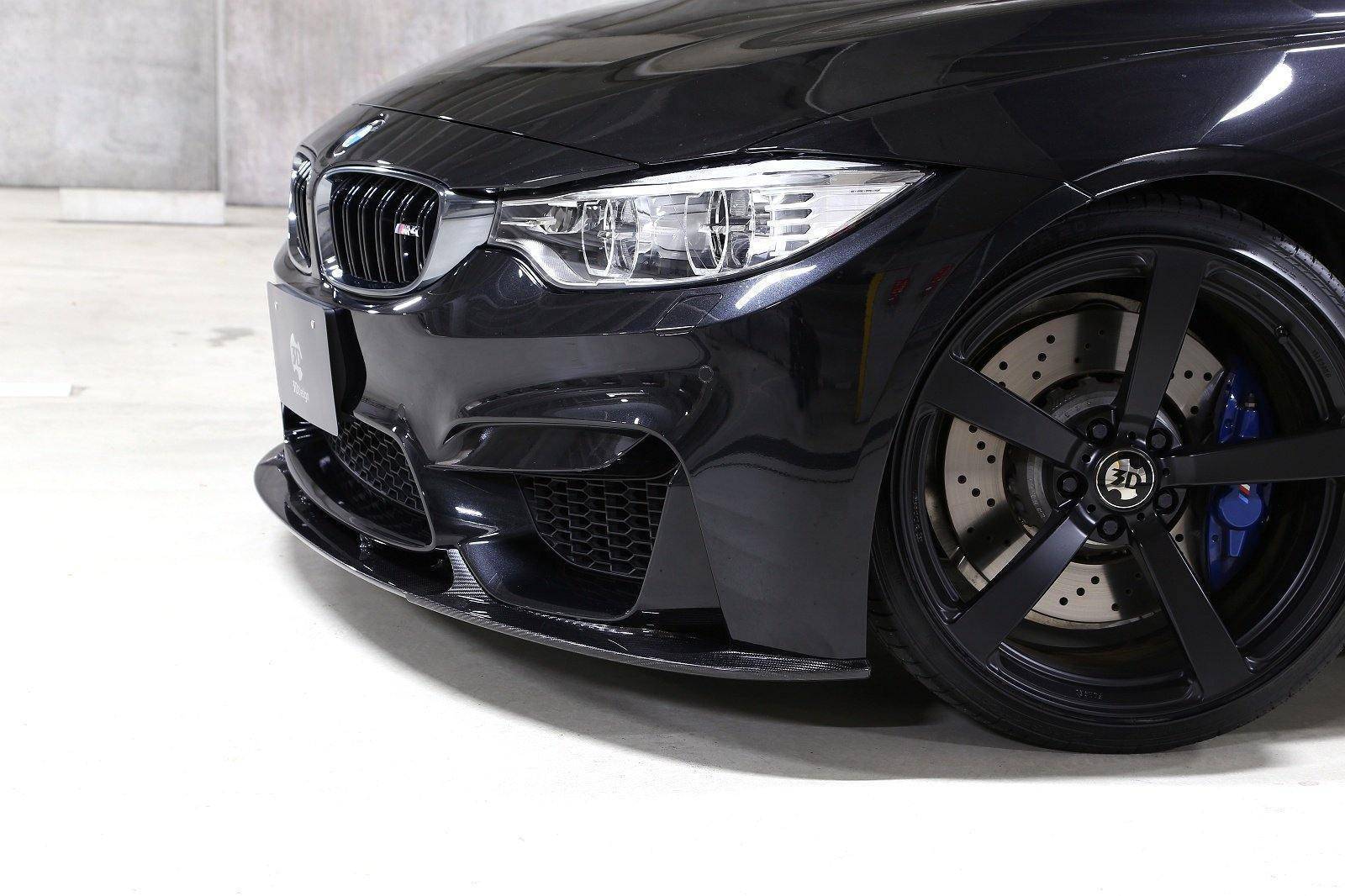 BMW M3 F80 & M4 F82 Carbon Fibre Front Splitter by 3D Design (2014-2020) - Image 10