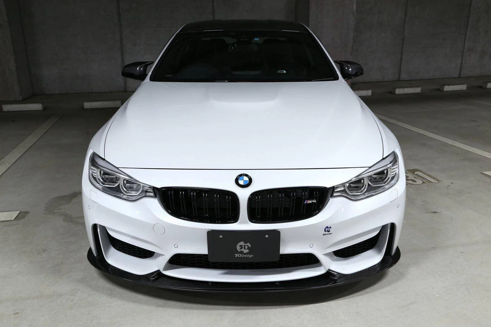 BMW M3 F80 & M4 F82 Carbon Fibre Front Splitter by 3D Design (2014-2020) - Image 11