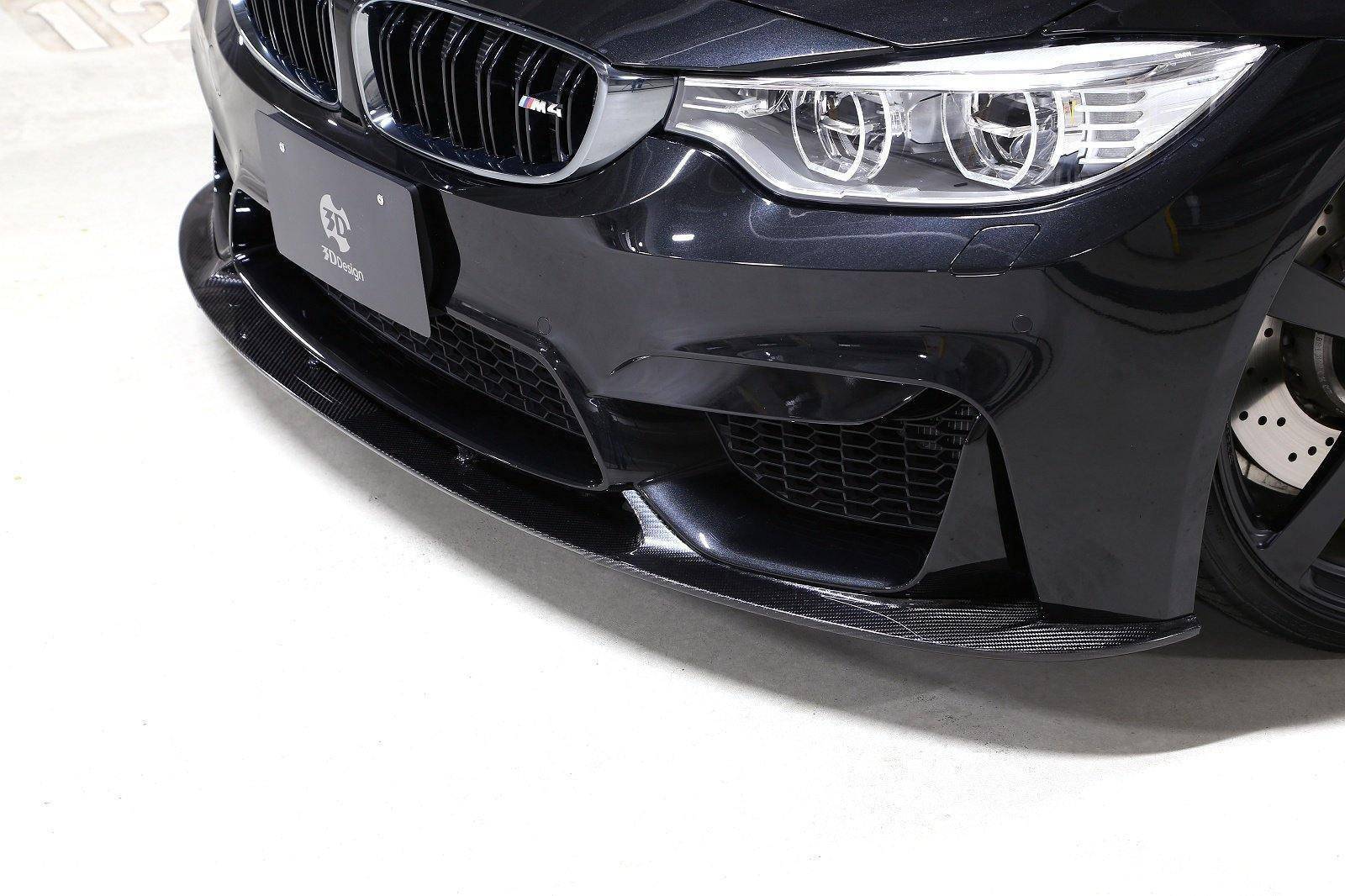 BMW M3 F80 & M4 F82 Carbon Fibre Front Splitter by 3D Design (2014-2020) - Image 12