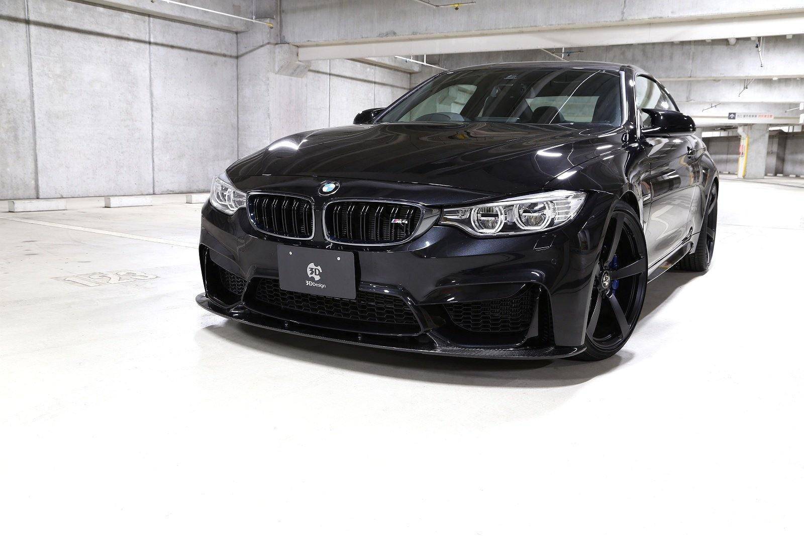 BMW M3 F80 & M4 F82 Carbon Fibre Front Splitter by 3D Design (2014-2020) - Image 4