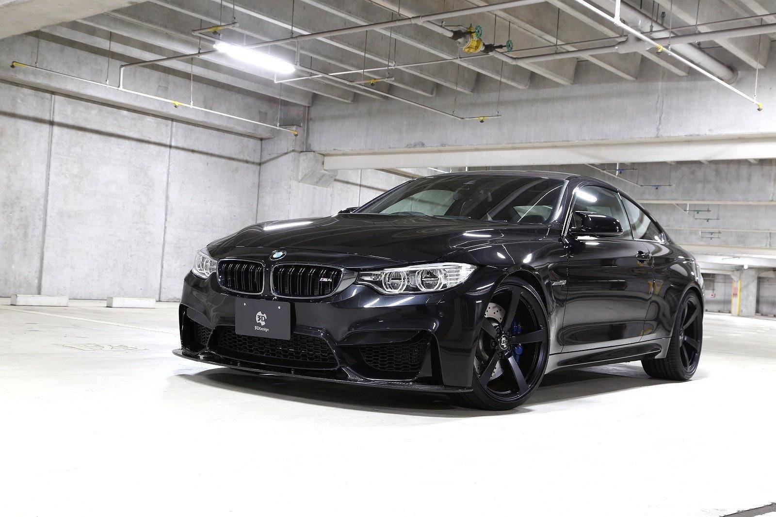 BMW M3 F80 & M4 F82 Carbon Fibre Front Splitter by 3D Design (2014-2020) - Image 5