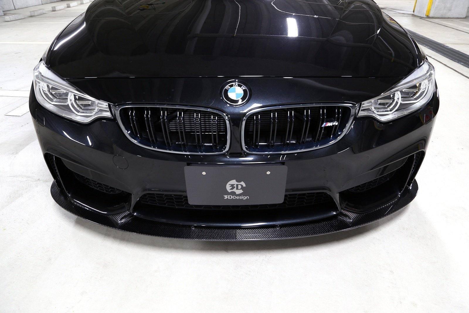 BMW M3 F80 & M4 F82 Carbon Fibre Front Splitter by 3D Design (2014-2020) - Image 8