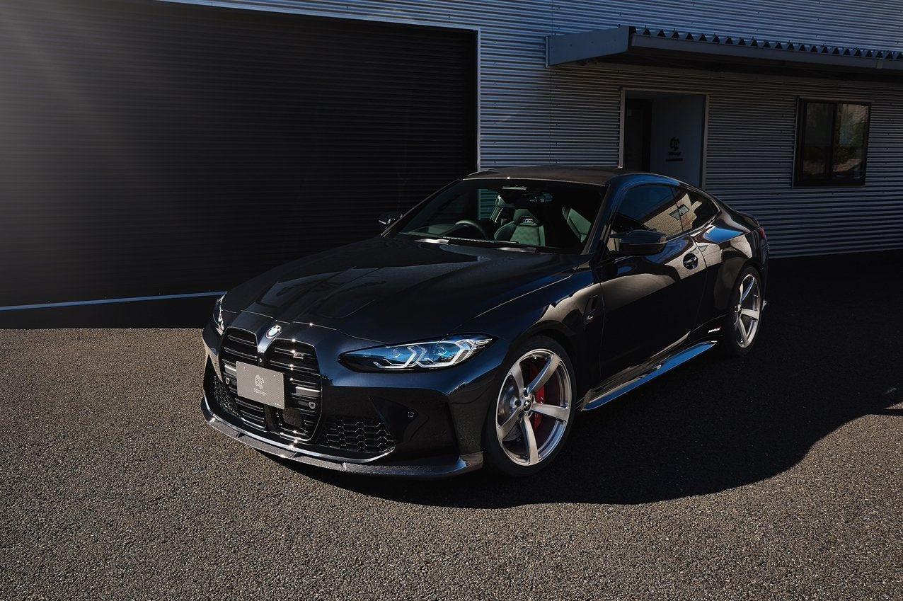 BMW M3 G80 G81 & M4 G82 G83 3DDesign Carbon Fibre Front Splitter (2020+) - Image 4