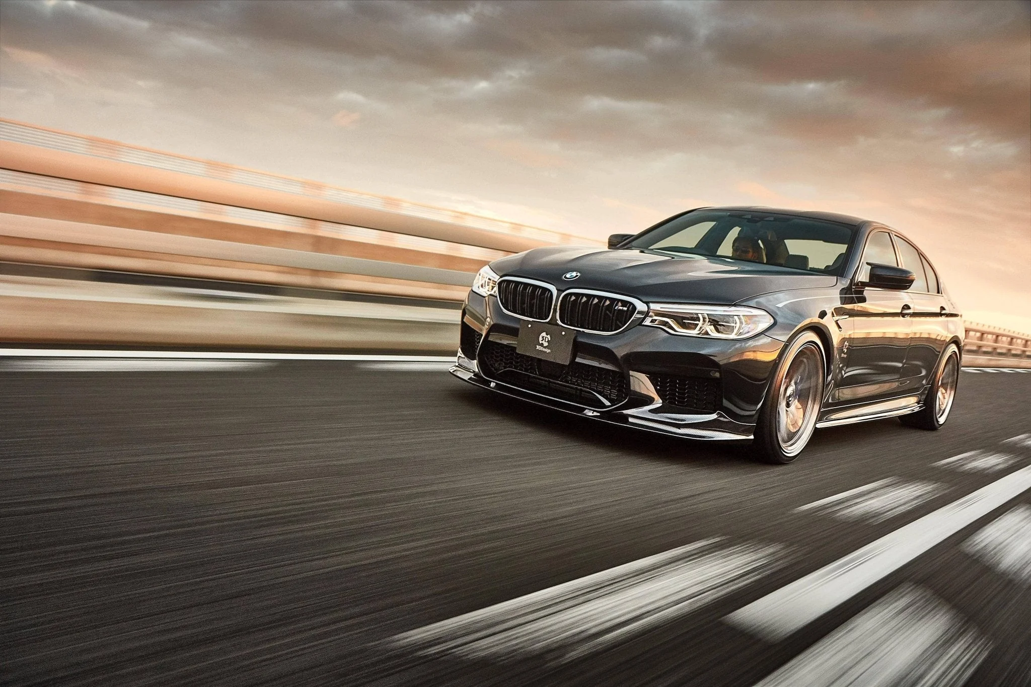 3DDesign Carbon Fibre Front Splitter for BMW M5 (2017-2020, F90) - Image 3