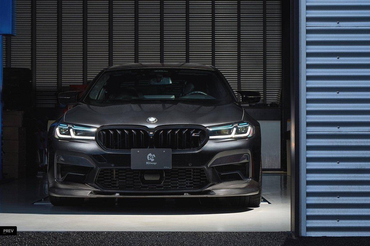 3DDesign Carbon Fibre Front Splitter for BMW M5 LCI (2020-2023, F90)