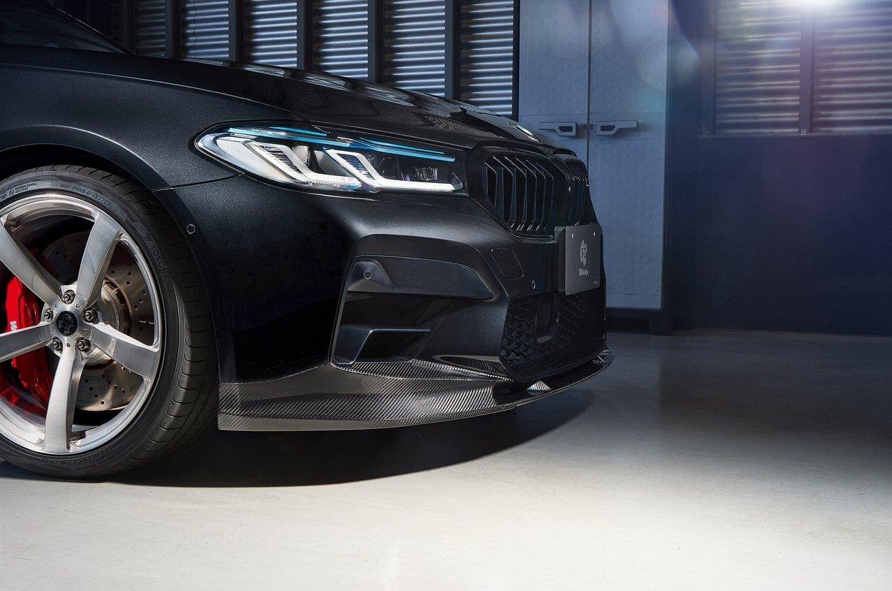 3DDesign Carbon Fibre Front Splitter for BMW M5 LCI (2020-2023, F90) - Image 3