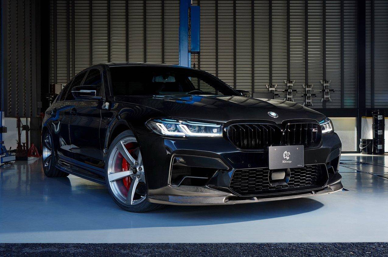 3DDesign Carbon Fibre Front Splitter for BMW M5 LCI (2020-2023, F90) - Image 5