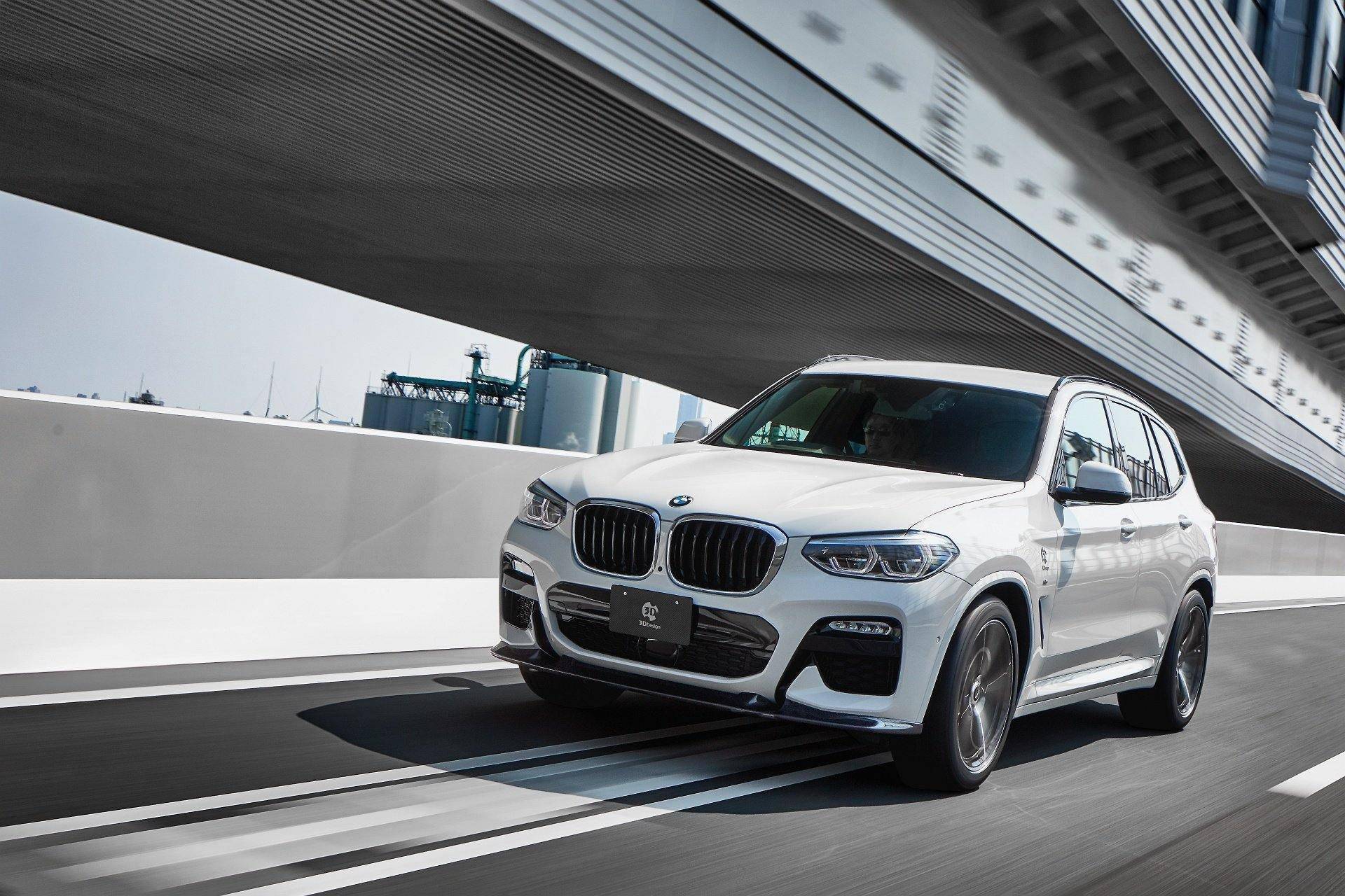3DDesign Carbon Fibre Front Splitter for BMW X3 Pre-LCI (2018-2021, G01) - Image 8