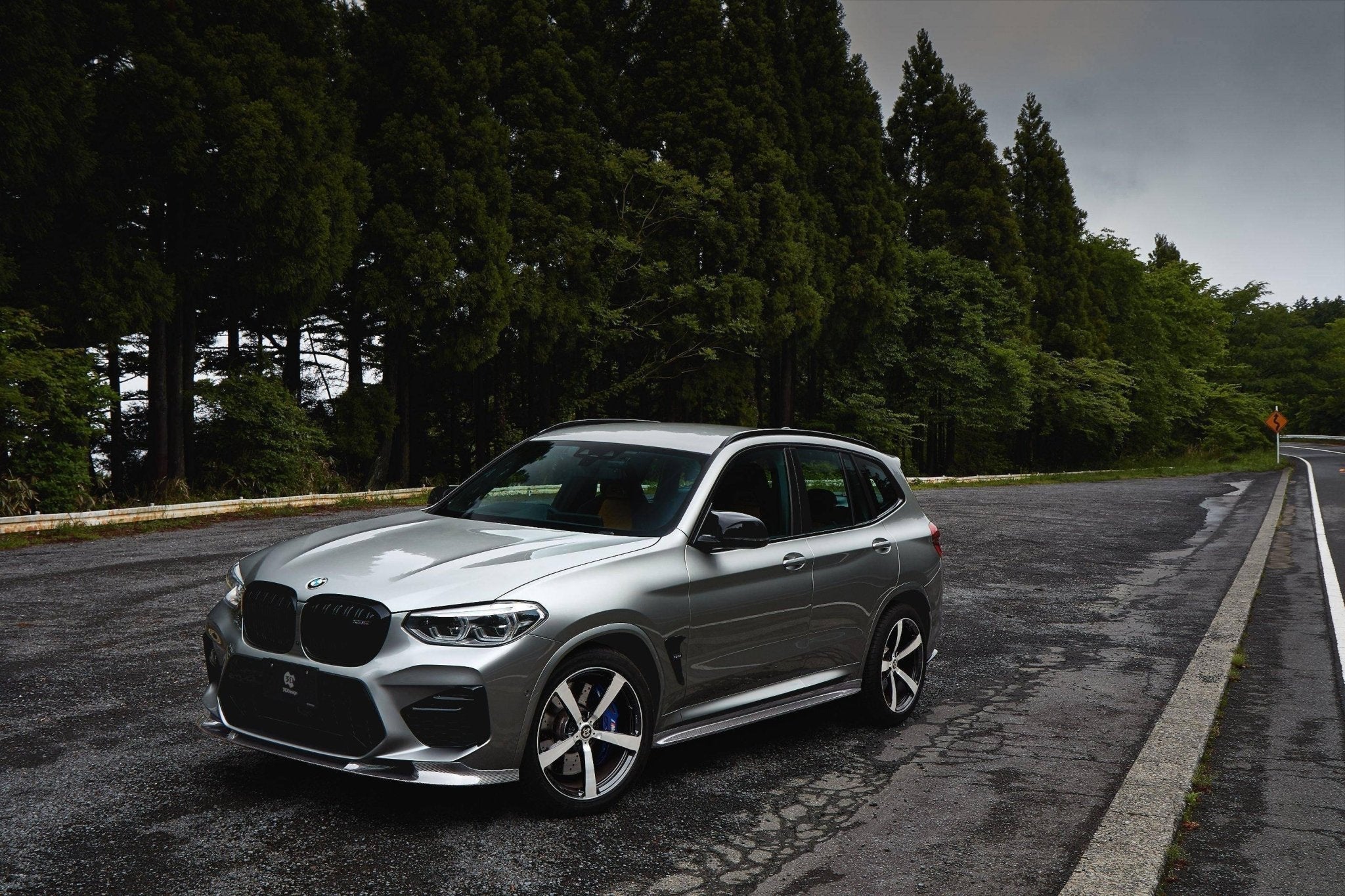 3DDesign Carbon Fibre Front Splitter for BMW X3M & X4M Pre-LCI (2019-2022, F97 F98) - Image 5