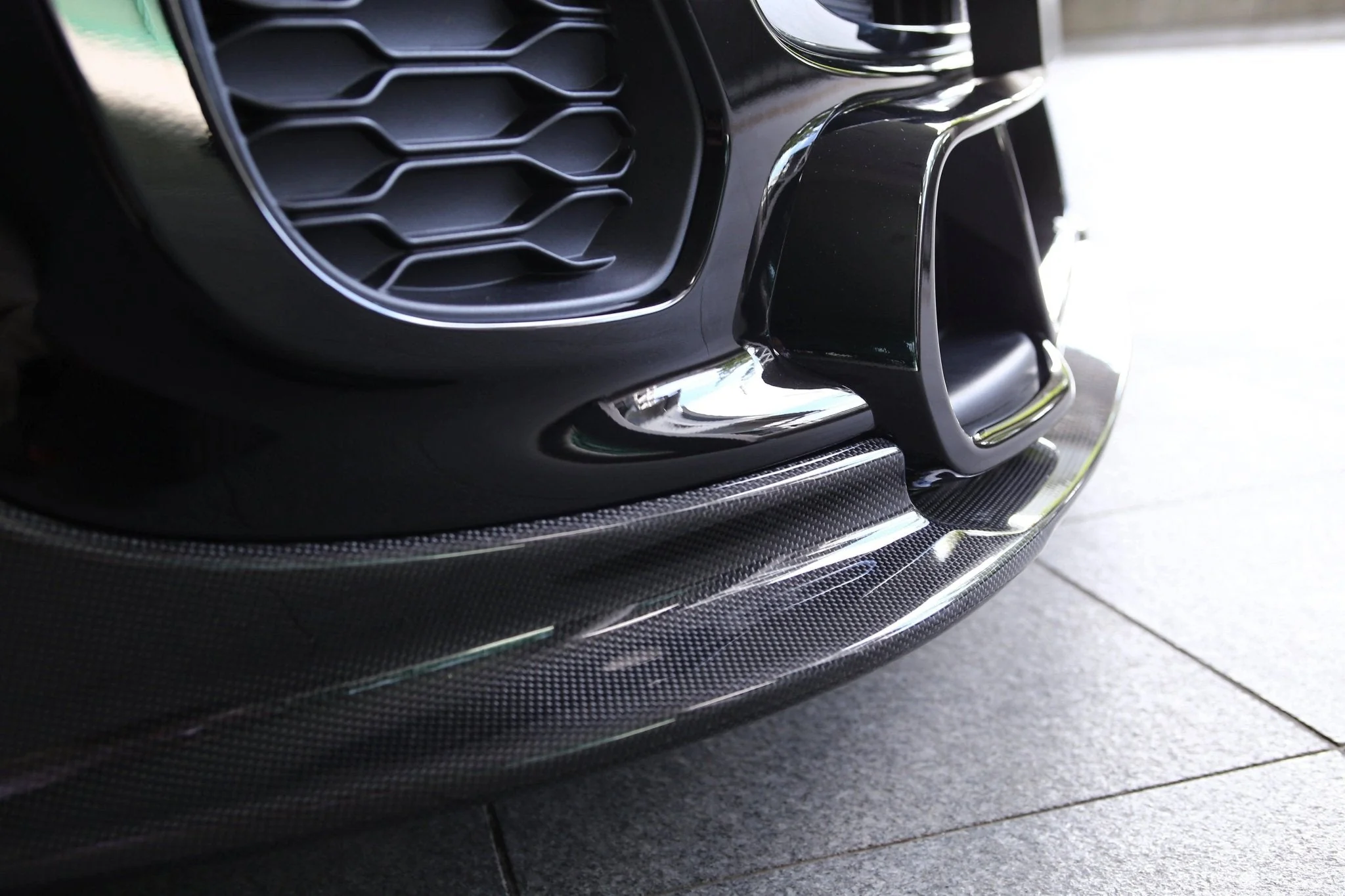 3DDesign Carbon Fibre Front Splitter for MINI Cooper JCW (2015+, F56) - Image 2