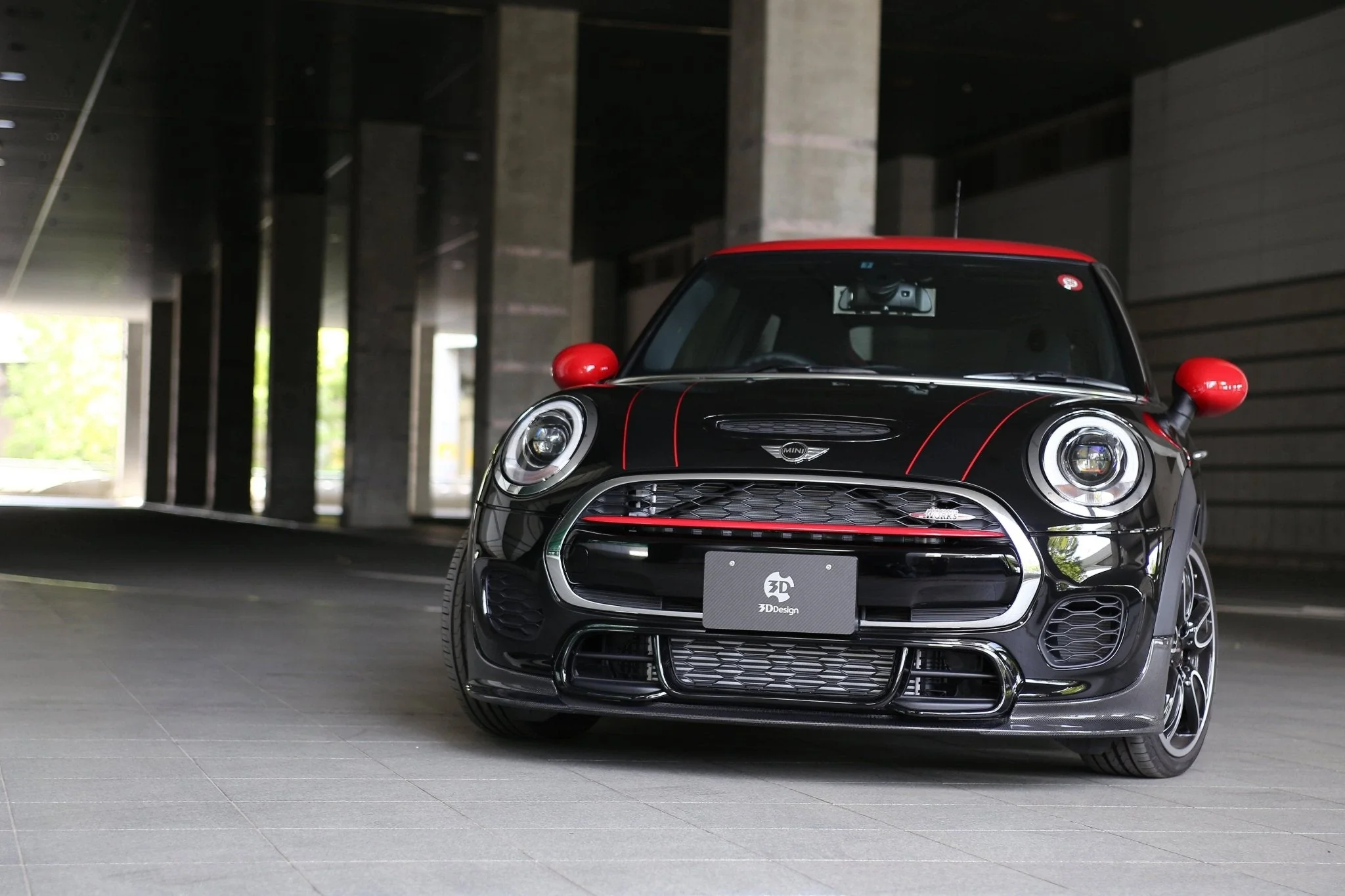 3DDesign Carbon Fibre Front Splitter for MINI Cooper JCW (2015+, F56) - Image 3