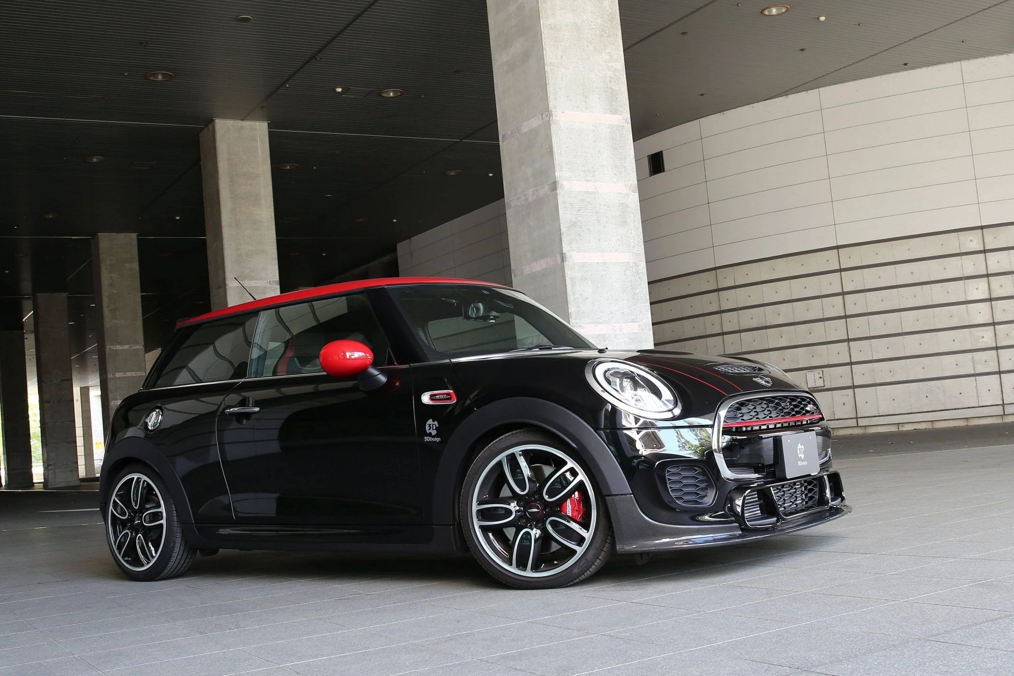 3DDesign Carbon Fibre Front Splitter for MINI Cooper JCW (2015+, F56) - Image 4