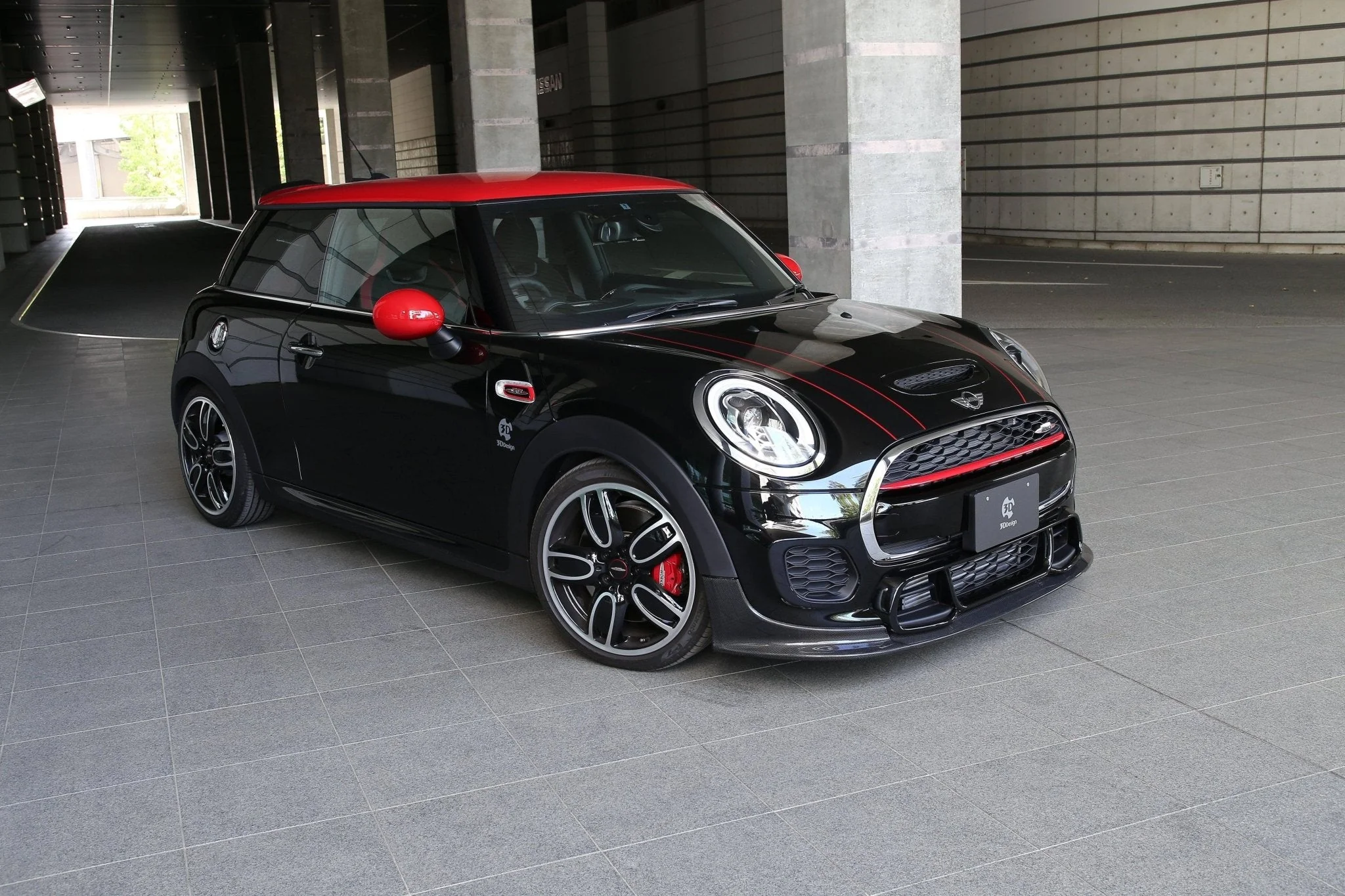 3DDesign Carbon Fibre Front Splitter for MINI Cooper JCW (2015+, F56) - Image 5