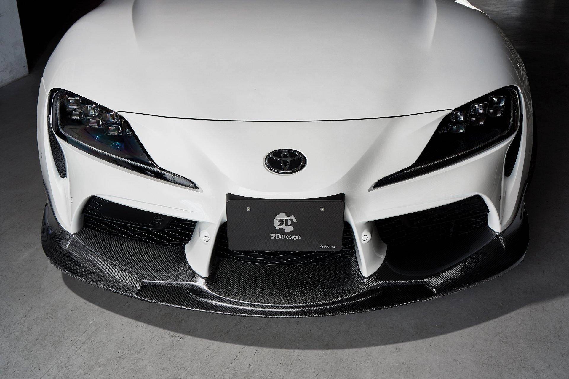 3DDesign Carbon Fibre Front Splitter for Toyota Supra (2019+, J29) - Image 2