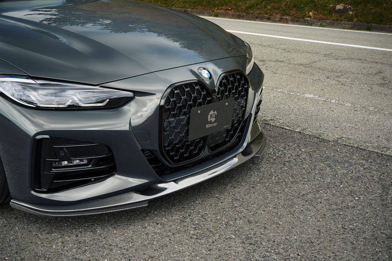 3DDesign Carbon Fibre Front Under Splitters for BMW 4 Series (2020+, G22 G23) - Image 2