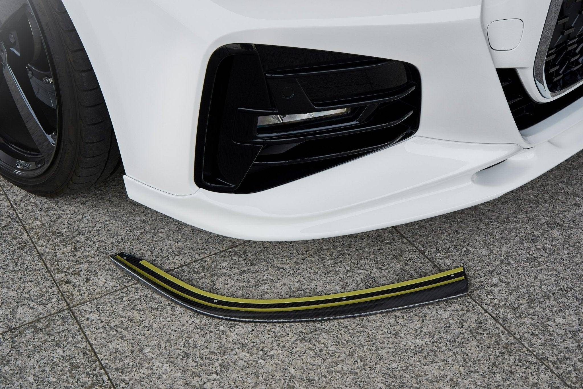 3DDesign Carbon Fibre Front Under Splitters for BMW 4 Series (2020+, G22 G23) - Image 6