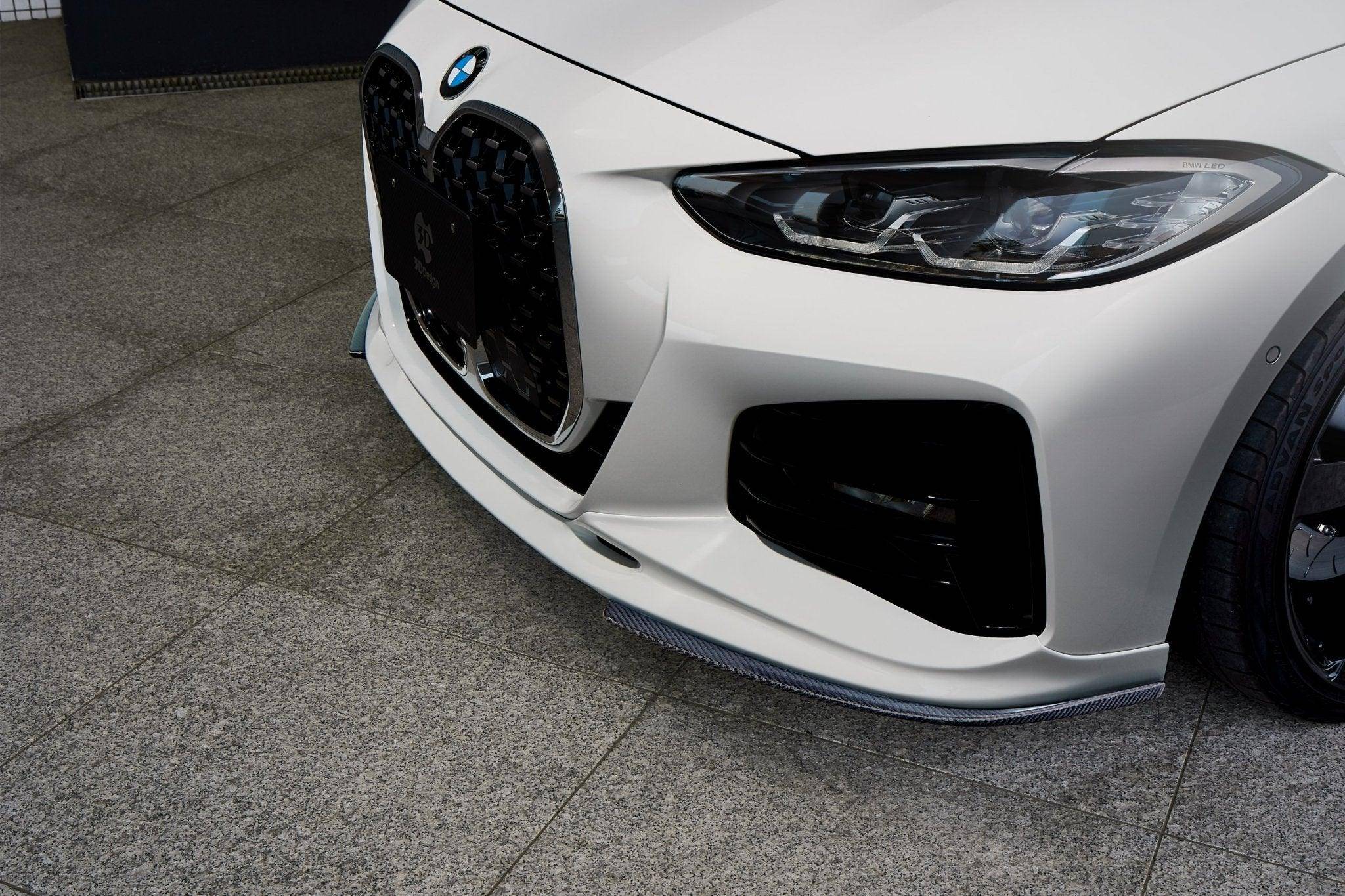 3DDesign Carbon Fibre Front Under Splitters for BMW 4 Series (2020+, G22 G23) - Image 7