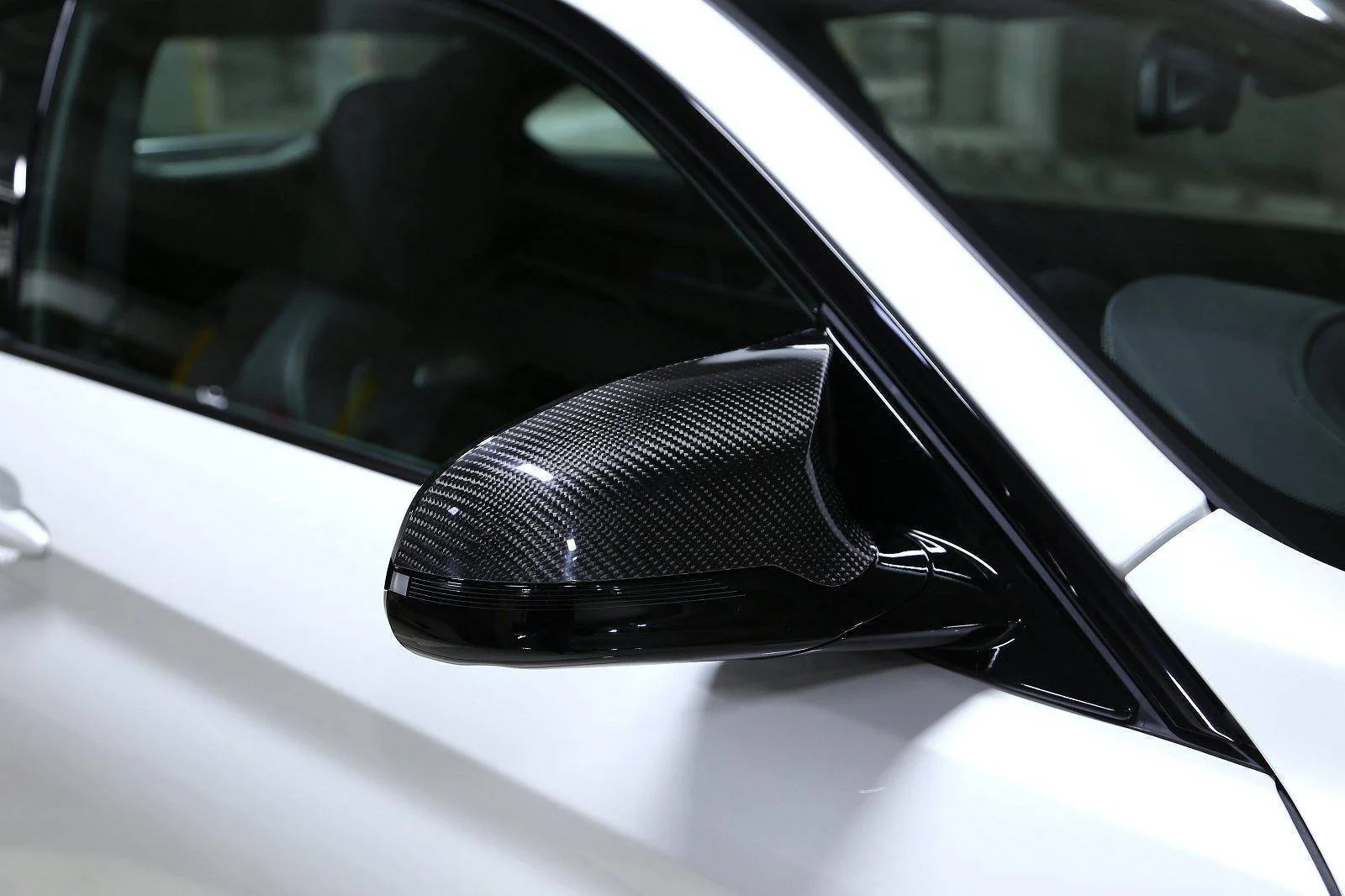 3DDesign Carbon Fibre Mirror Covers for BMW M3 & M4 (2014-2020, F80 F82) - Image 2
