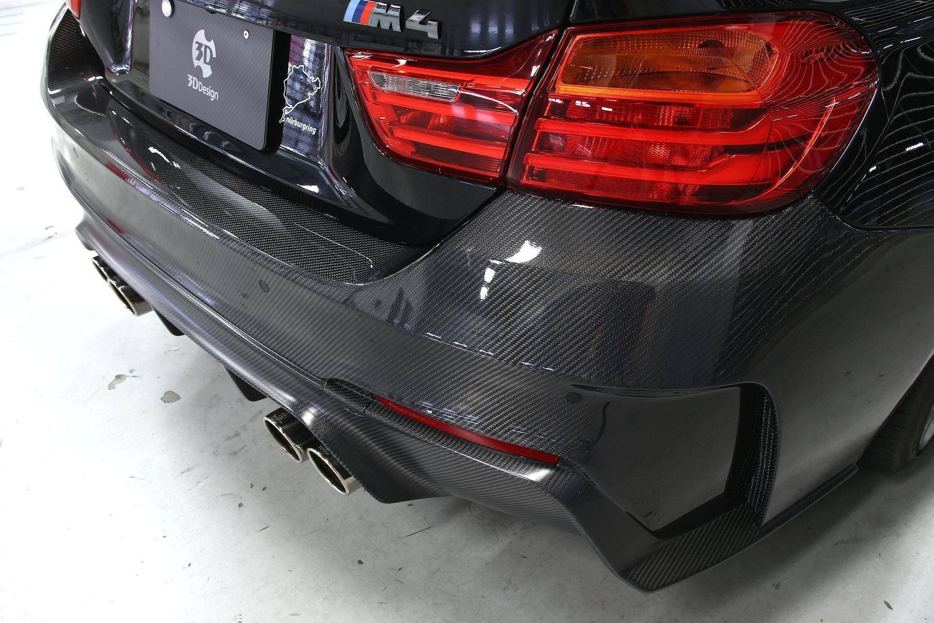 3DDesign Carbon Fibre Rear Bumper for BMW M4 (2015-2020, F82 F83) - Image 6