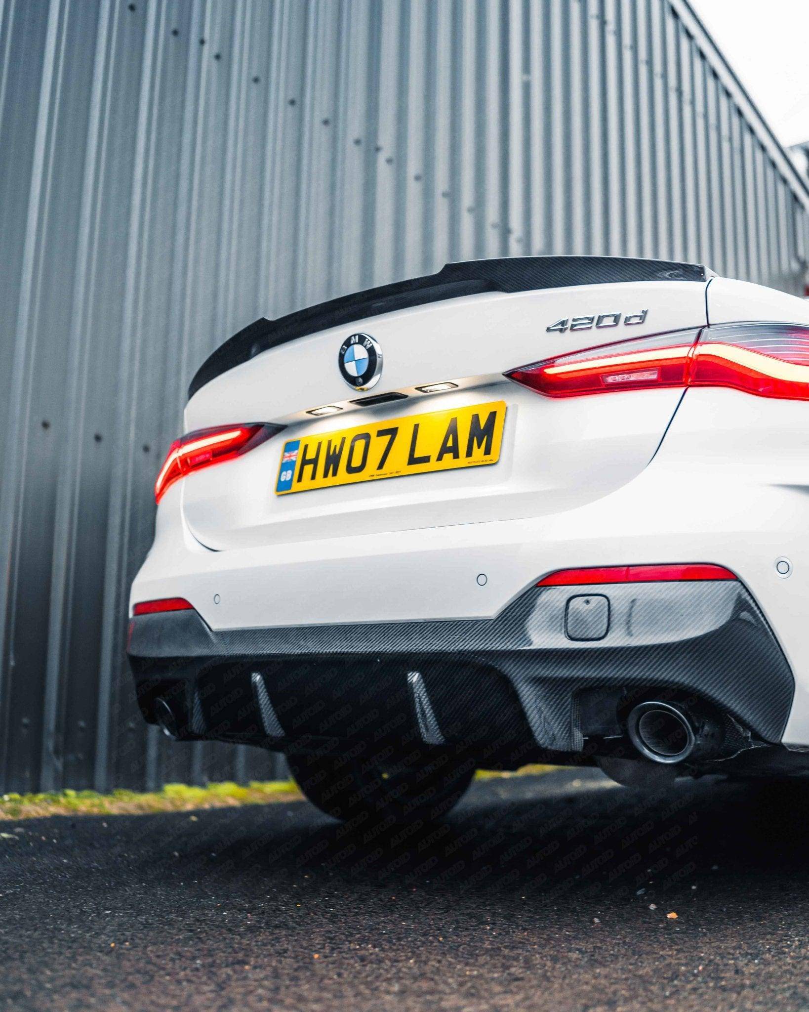 3DDesign Carbon Fibre Rear Diffuser for BMW 4 Series (2020+, G22 G23) - Image 5