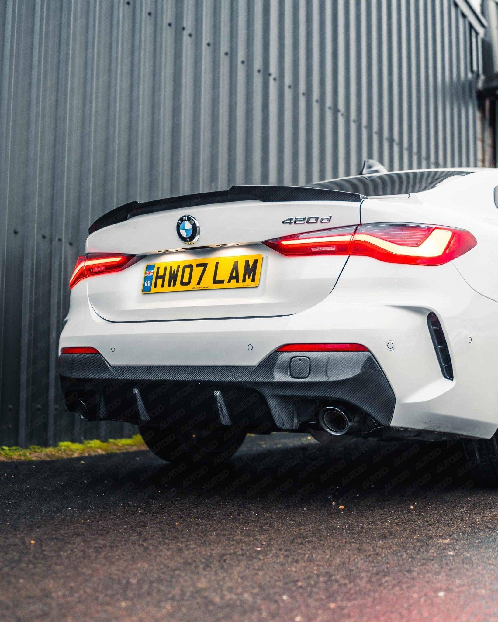 3DDesign Carbon Fibre Rear Diffuser for BMW 4 Series (2020+, G22 G23) - Image 6