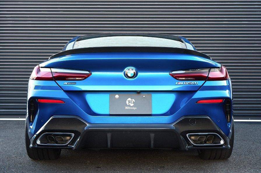 3DDesign Carbon Fibre Rear Diffuser for BMW 8 Series (2019+, G14 G15) - Image 2