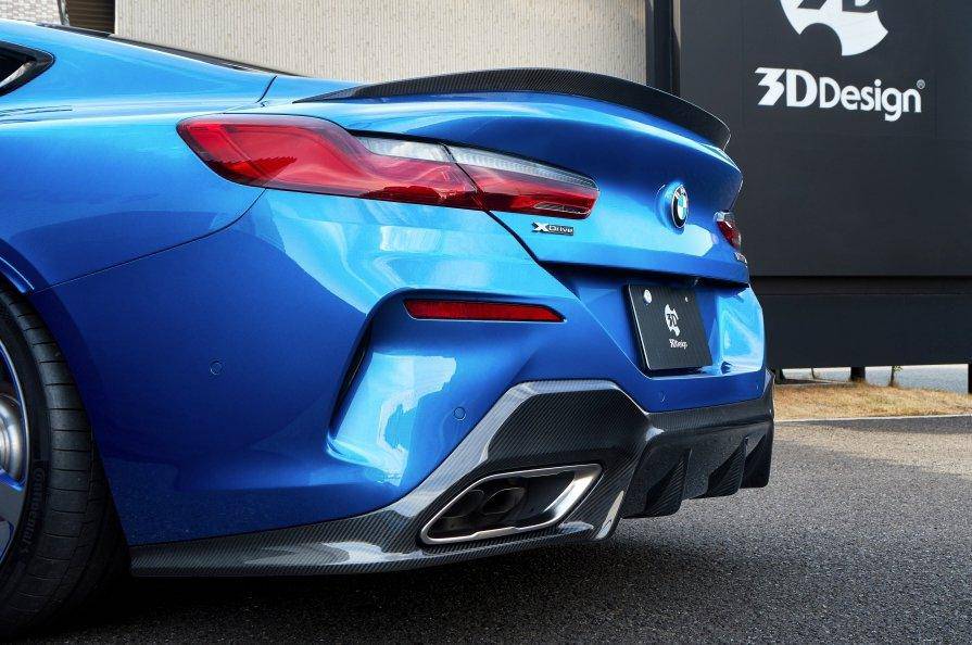 3DDesign Carbon Fibre Rear Diffuser for BMW 8 Series (2019+, G14 G15) - Image 3