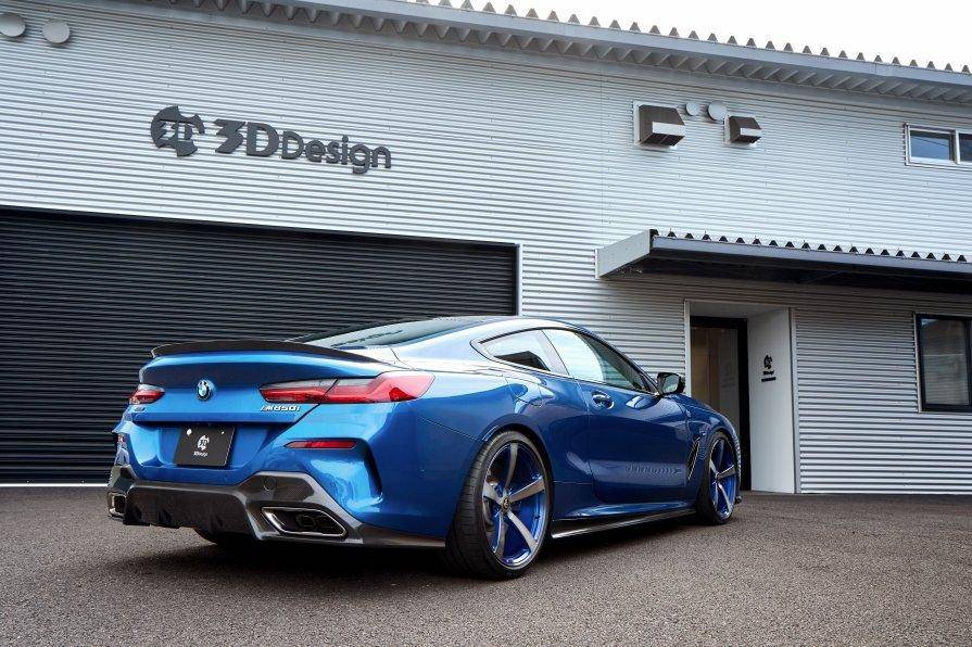 3DDesign Carbon Fibre Rear Diffuser for BMW 8 Series (2019+, G14 G15) - Image 4