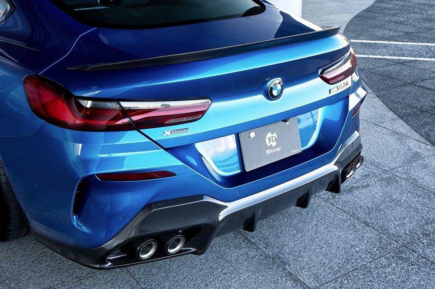 3DDesign Carbon Fibre Rear Diffuser for BMW 8 Series (2019+, G14 G15) - Image 5
