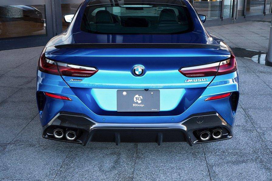 3DDesign Carbon Fibre Rear Diffuser for BMW 8 Series (2019+, G14 G15) - Image 6