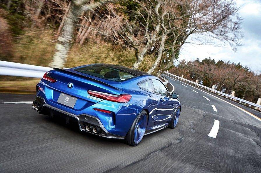 3DDesign Carbon Fibre Rear Diffuser for BMW 8 Series (2019+, G14 G15) - Image 7