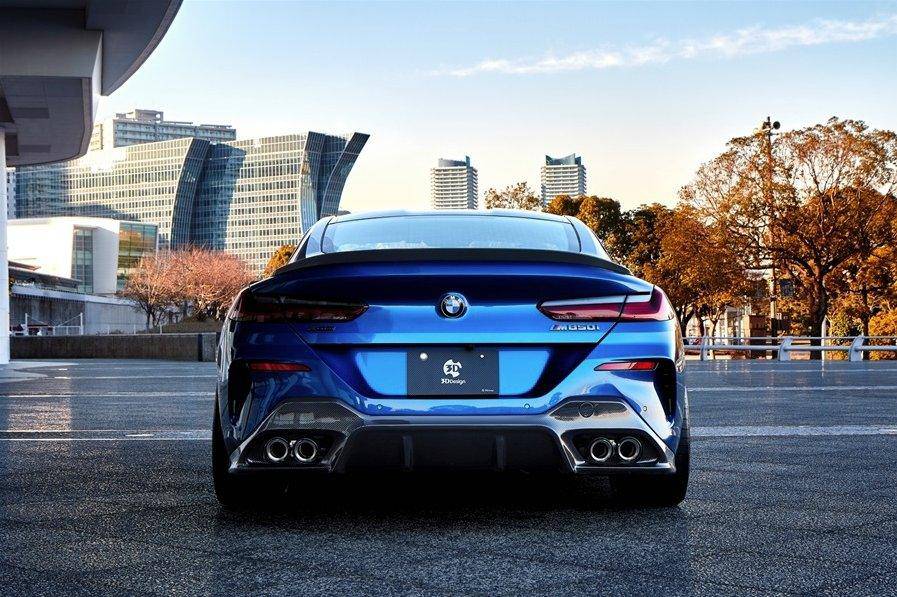 3DDesign Carbon Fibre Rear Diffuser for BMW 8 Series (2019+, G14 G15) - Image 8