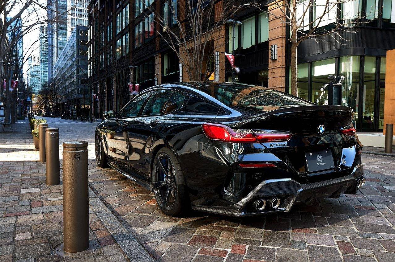 3DDesign Carbon Fibre Rear Diffuser for BMW 8 Series (2019+, G16) - Image 16